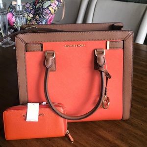 Michael  Kors purse with matching wallet